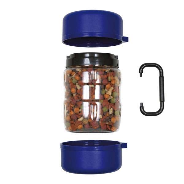 Trixie Reise-Set aus 2 Näpfen und Futterbehält...