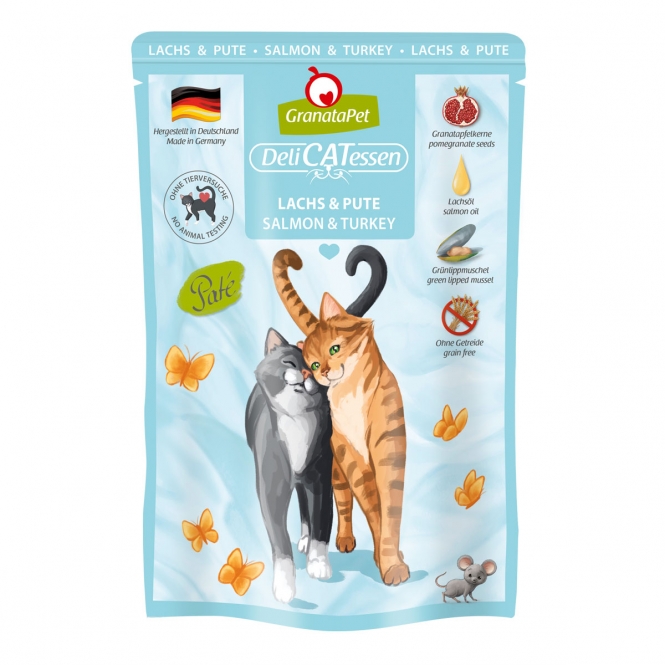 GranataPet Delicatessen Pouch Lachs & Pute 8...