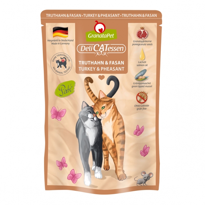 GranataPet Delicatessen Pouch Truthahn & Fas...