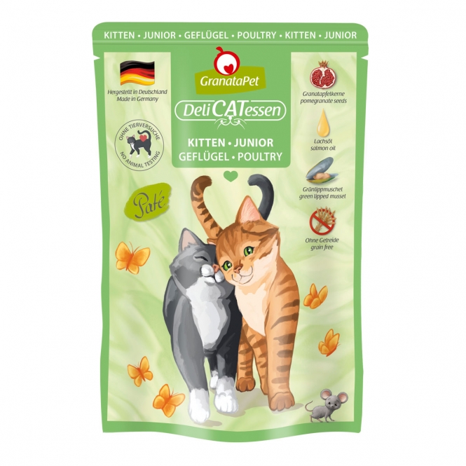 GranataPet Delicatessen Pouch Kitten Geflügel 8...