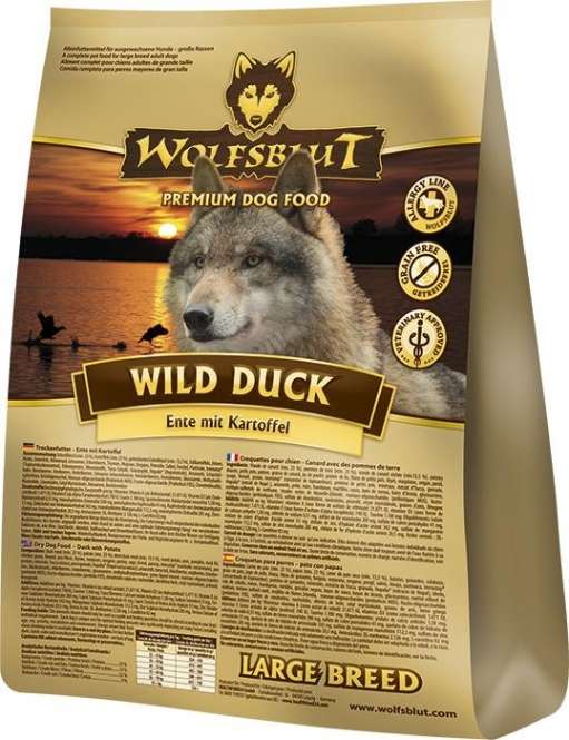 Wolfsblut Wild Duck Large Breed – 12,5 kg