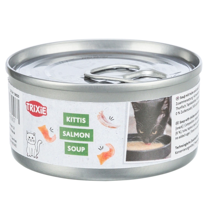 Trixie Kittis Salmon Soup – 4 × 80 g