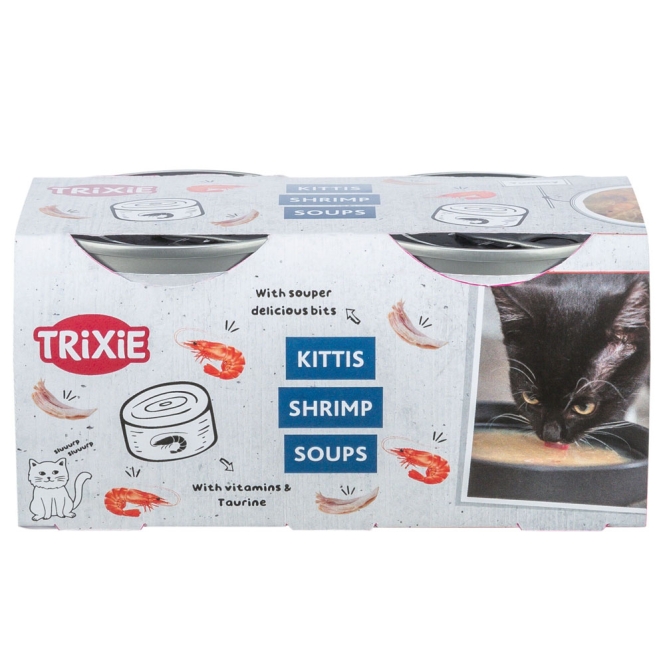 Trixie Kittis Shrimp Soup – 4 × 80 g