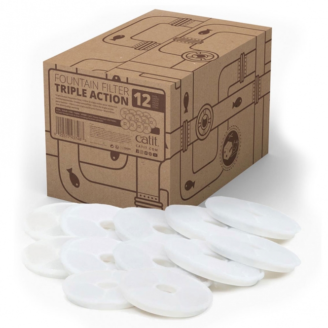 CATIT 2.0 Dreifachwirkender Trinkbrunnenfilter &...