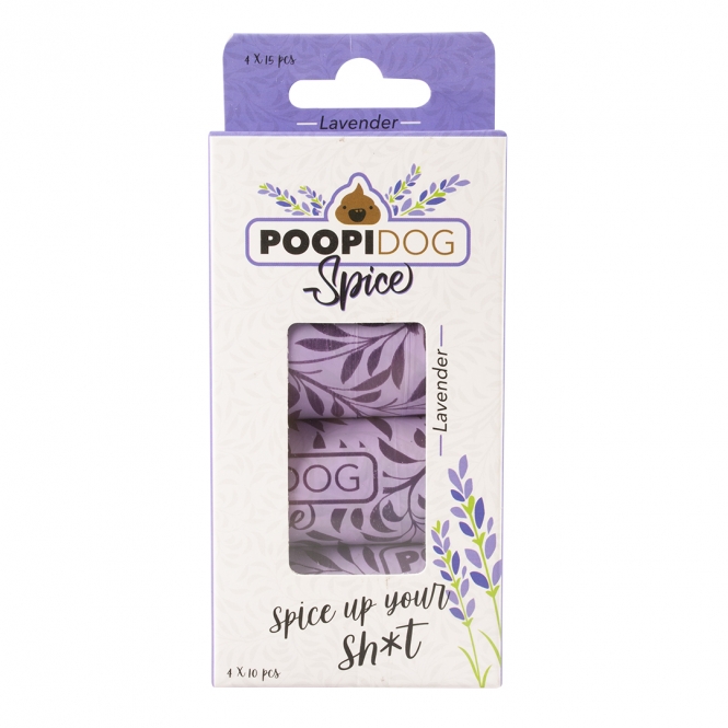 Poopidog Hundekotbeutel Spice Lavendel Violett &...