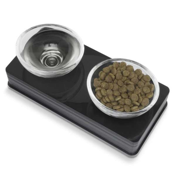 CATIT Style Glass Diner Doppelnapfständer ̵...