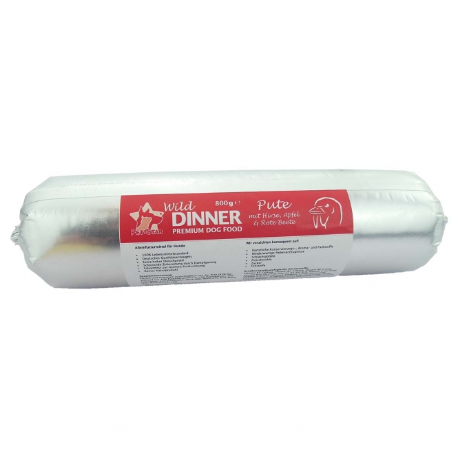 Wild Dinner Gourmet-Wurst Pute mit Hirse –...