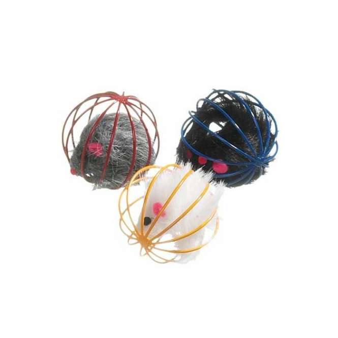 Karlie Plüschmaus im Gitterball – ca. 5 c...