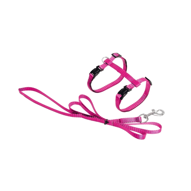 Karlie ASP Katzengeschirr mit Leine – Pink
