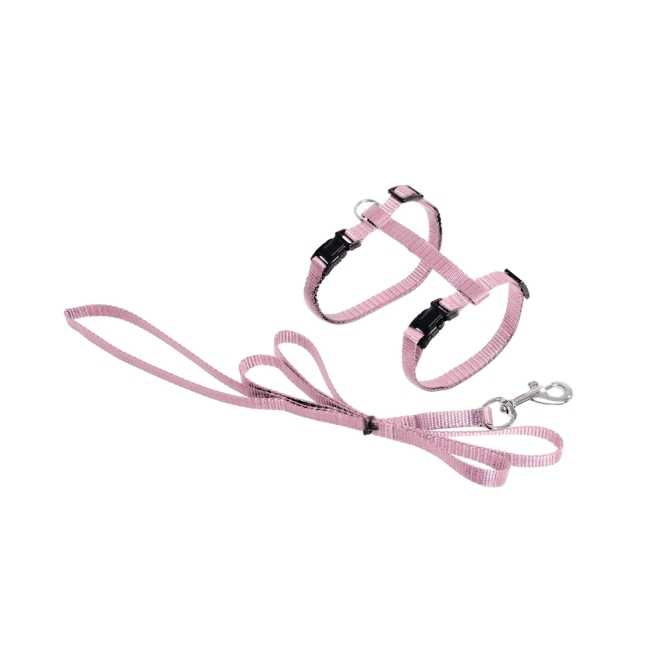 Karlie ASP Katzengeschirr mit Leine – Rosa