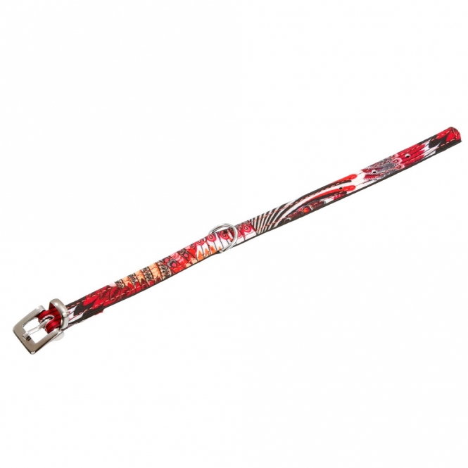 Karlie Halsband Peacock – rot/schwarz R...