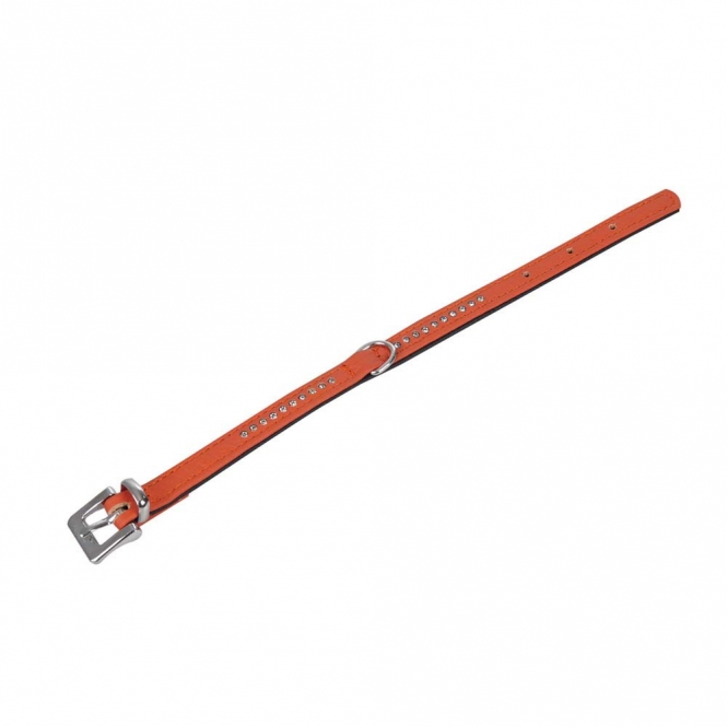 Karlie Vintage Strass Halsband – Mandarine...