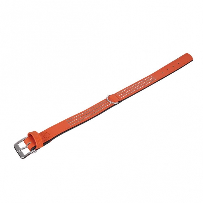 Karlie Vintage Strass Halsband – Mandarine...